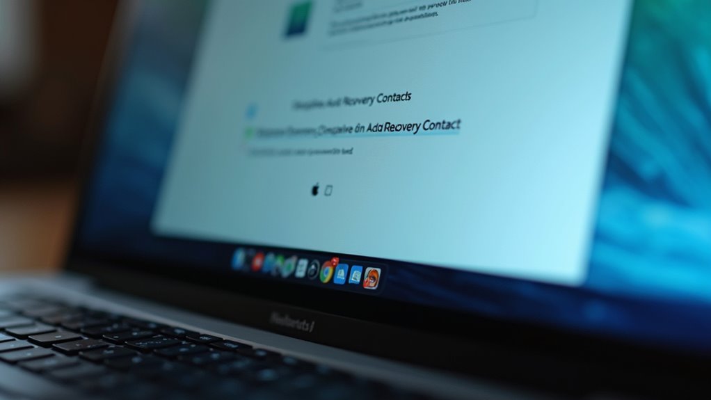 dodaj kontakt do odzyskiwania konta Apple ID