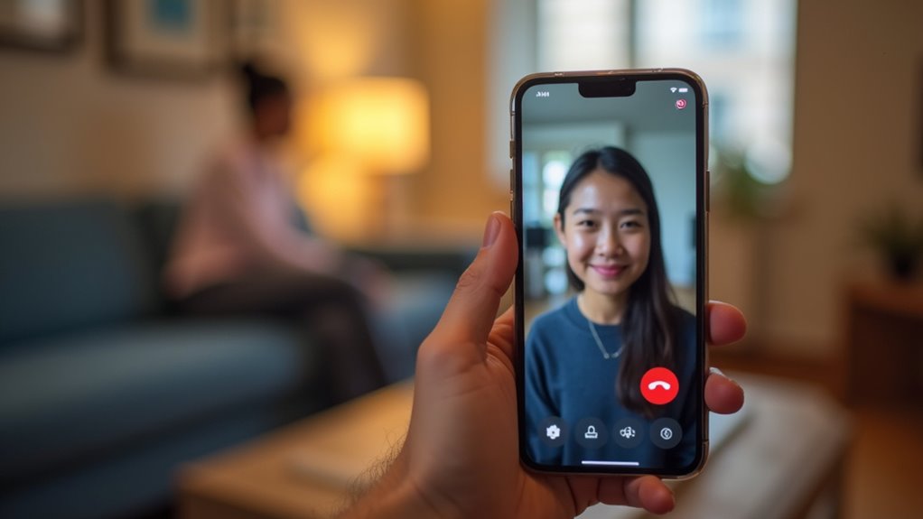 tło zagłusza dźwięk facetime