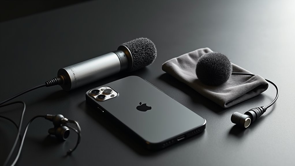 zewnętrzne mikrofony podnoszą jakość dźwięku iPhone'a