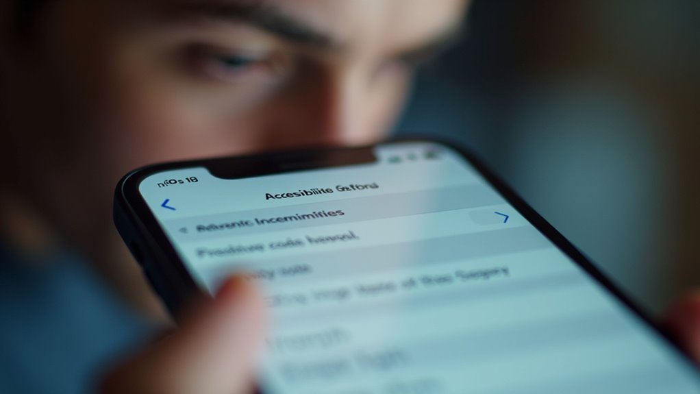 sterowanie śledzeniem wzroku na iPhonie iOS 18