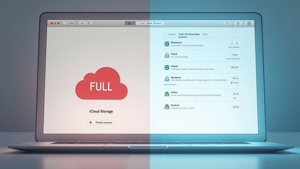 niewystarczająca ilość wolnego miejsca w iCloud