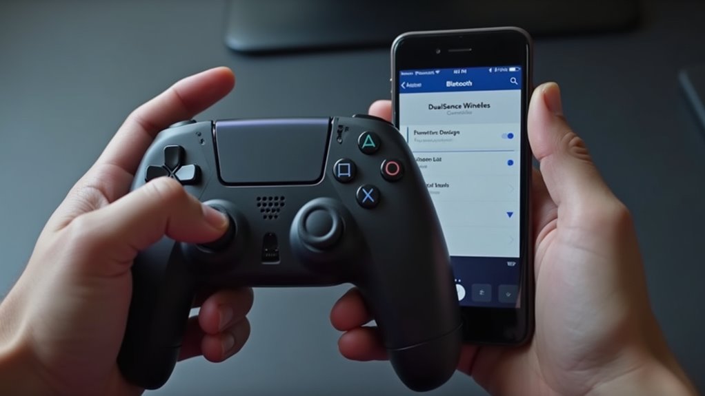 sparuj kontrolery ps5 i xbox w trybie parowania
