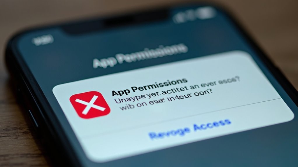 regularnie audytuj uprawnienia aplikacji na iPhone'a