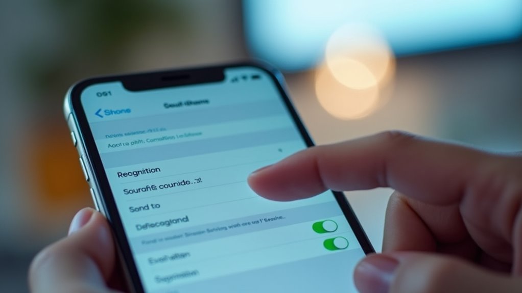 Instrukcja konfiguracji rozpoznawania dźwięku na iPhonie